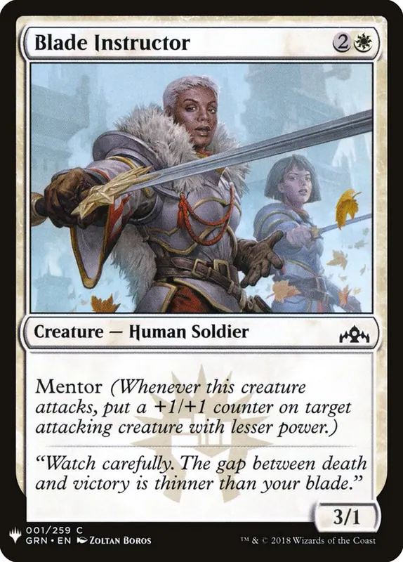Blade Instructor [The List]