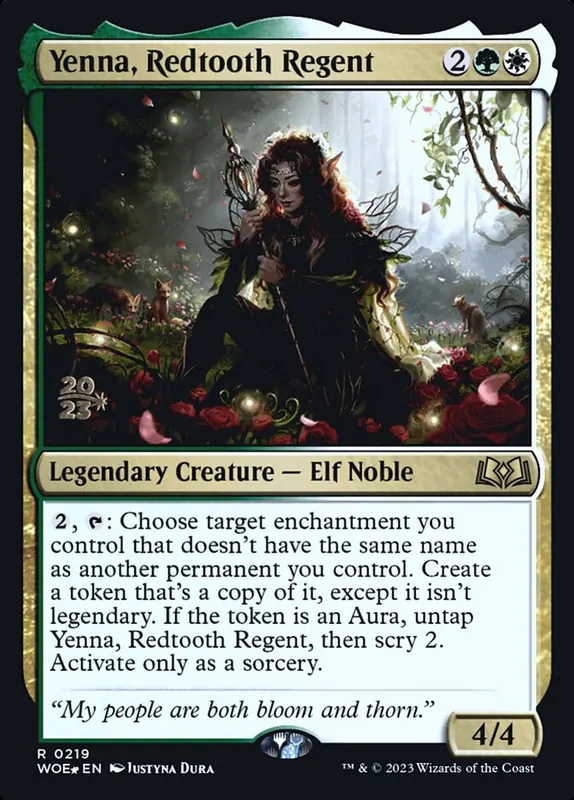 Yenna, Redtooth Regent [Wilds of Eldraine Promos]