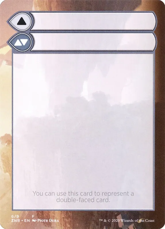Double-Faced Substitute Card [Zendikar Rising Substitute Cards]