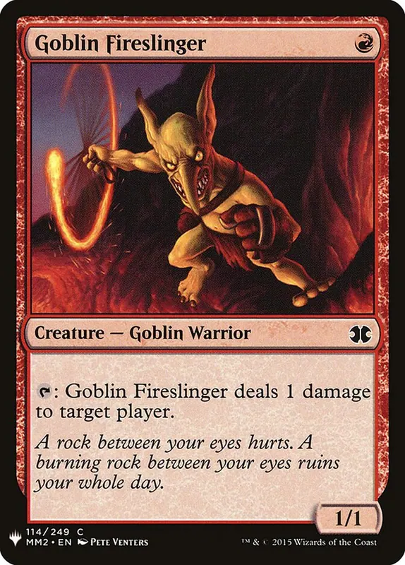 Goblin Fireslinger [The List]