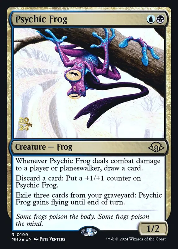 Psychic Frog [Modern Horizons 3 Promos]
