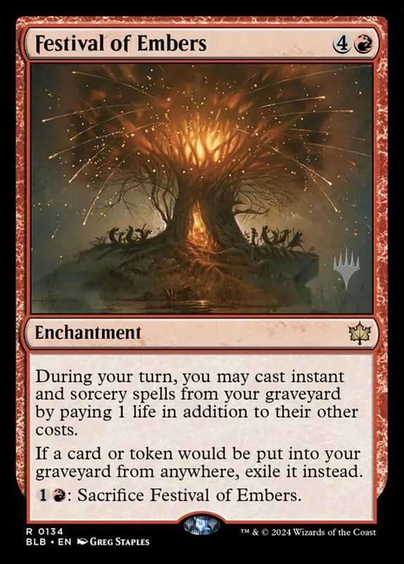 Festival of Embers [Bloomburrow Promos]