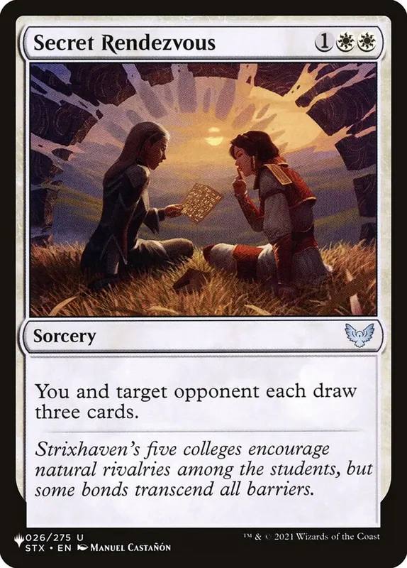 Secret Rendezvous [The List]