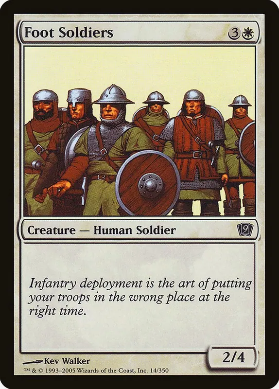 Foot Soldiers [Ninth Edition]
