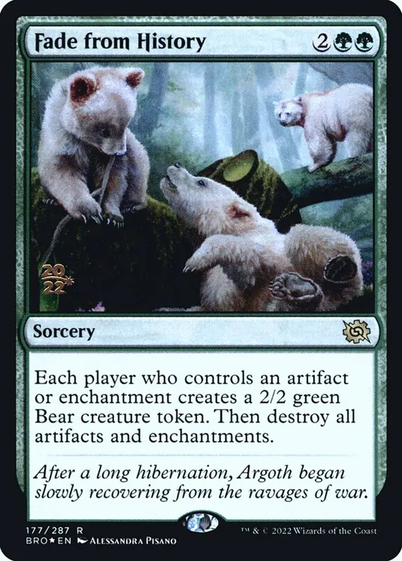 Fade from History [The Brothers' War Promos]
