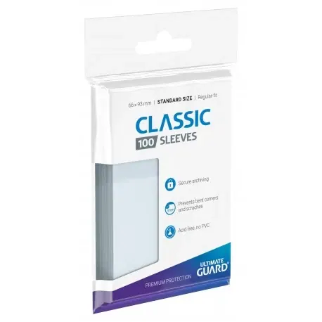 ULTIMATE GUARD REGULAR FIT CLEAR STANDARD SIZE