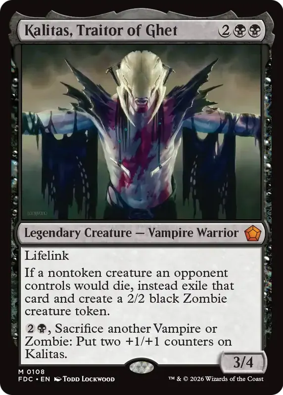 Kalitas, Traitor of Ghet [Foundations Commander]