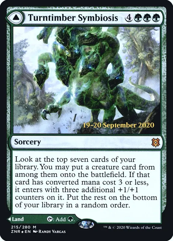 Turntimber Symbiosis // Turntimber, Serpentine Wood [Zendikar Rising Promos]