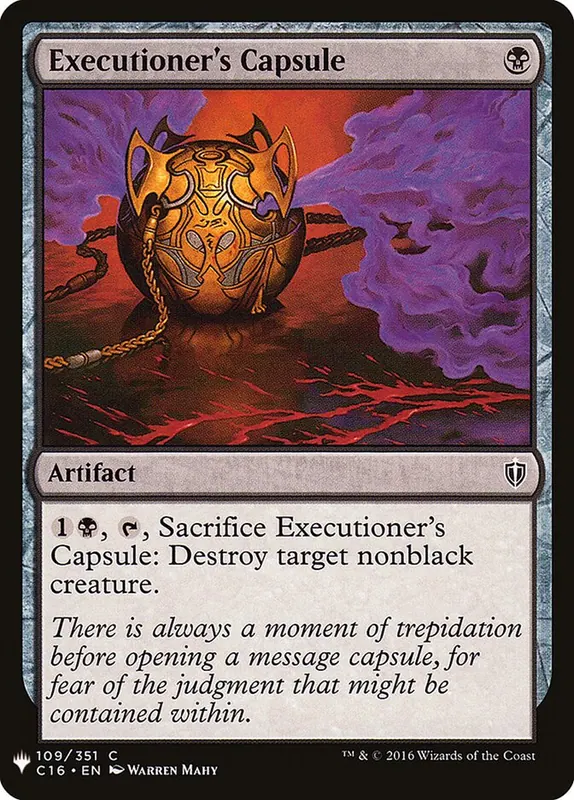 Executioner's Capsule [The List]