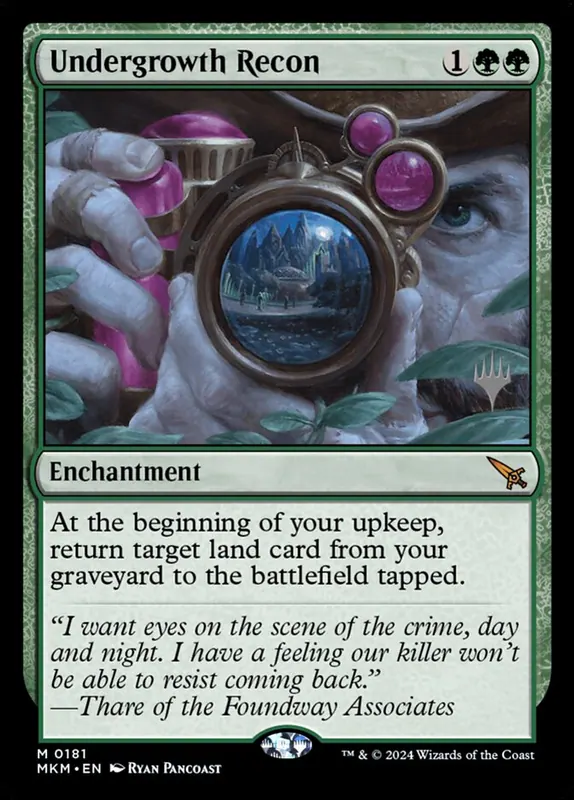 Undergrowth Recon [Murders at Karlov Manor Promos]