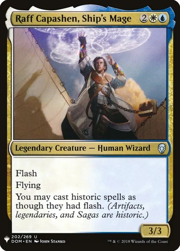 Raff Capashen, Ship's Mage [The List]