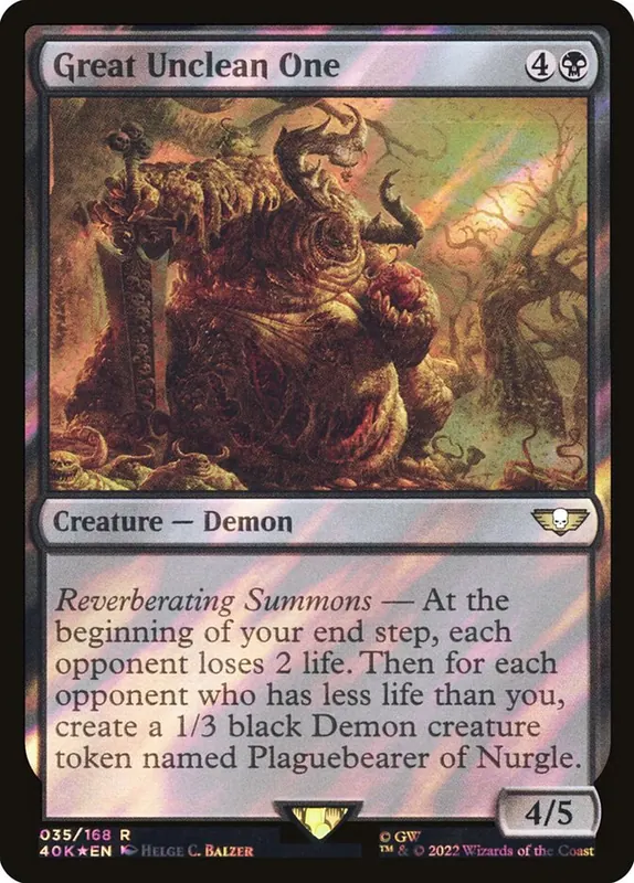 Great Unclean One [Warhammer 40,000 Commander]
