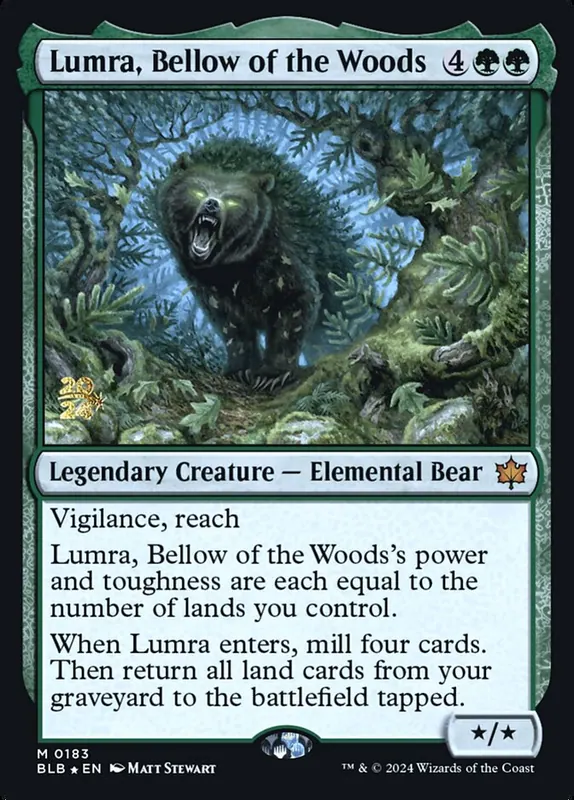 Lumra, Bellow of the Woods [Bloomburrow Promos]