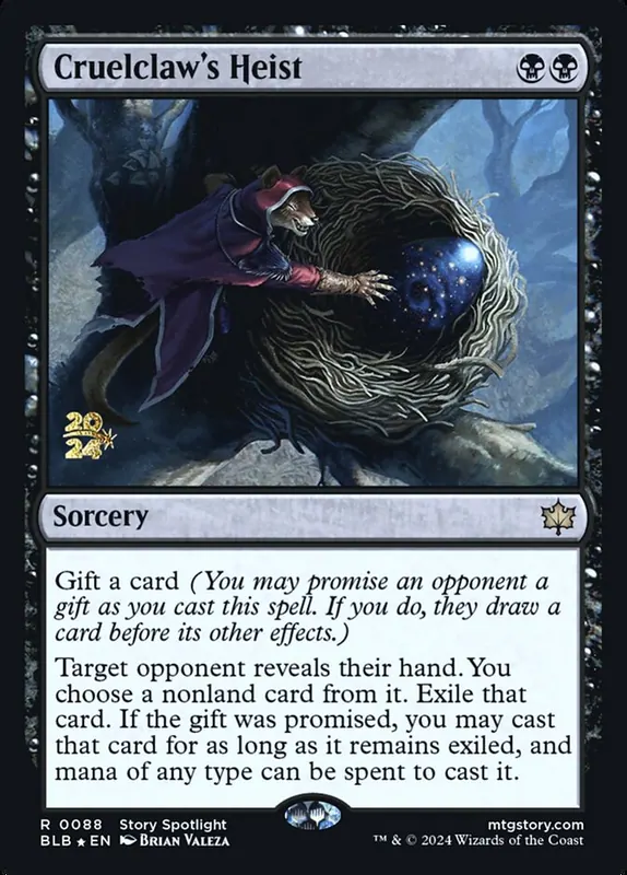 Cruelclaw's Heist [Bloomburrow Promos]