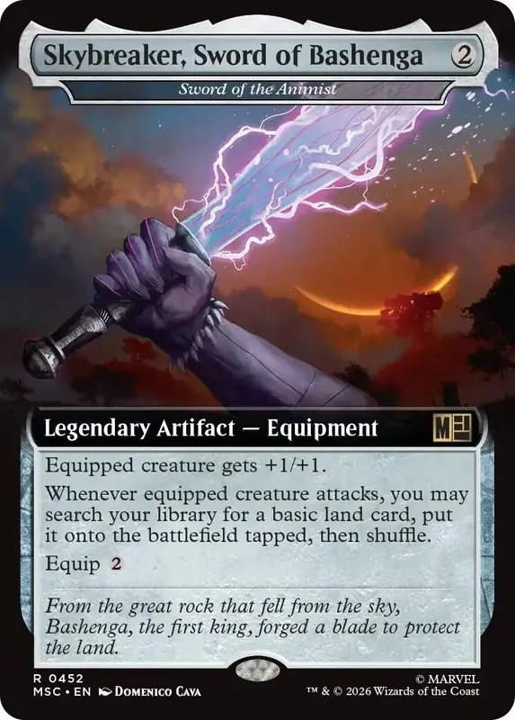 Skybreaker, Sword of Bashenga - Sword of the Animist (Extended Art) [Marvel Super Heroes Commander]