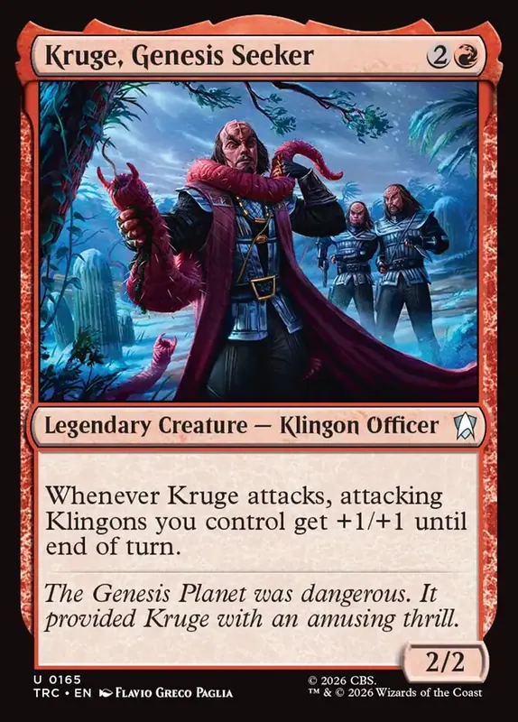 Kruge, Genesis Seeker [Star Trek Commander]