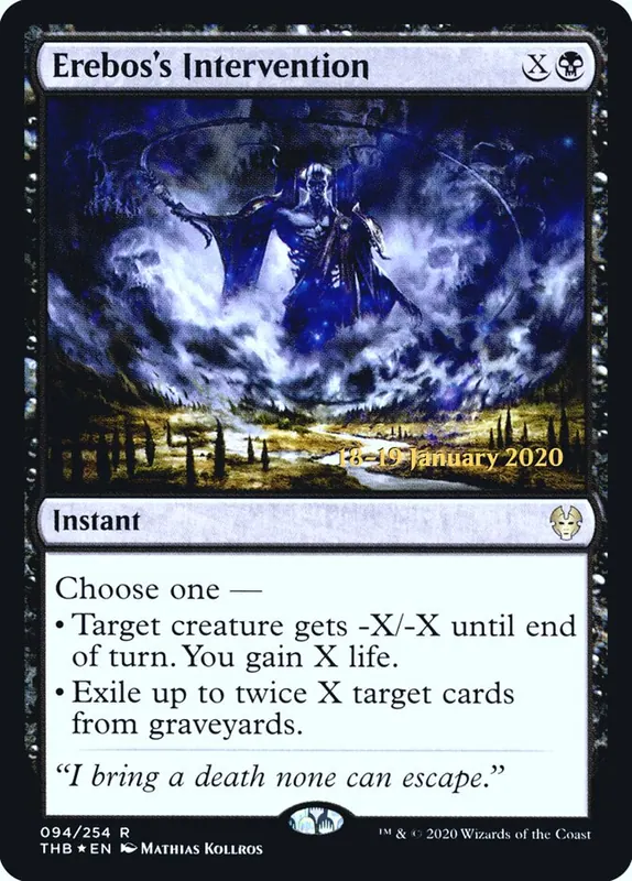 Erebos's Intervention [Theros Beyond Death Promos]