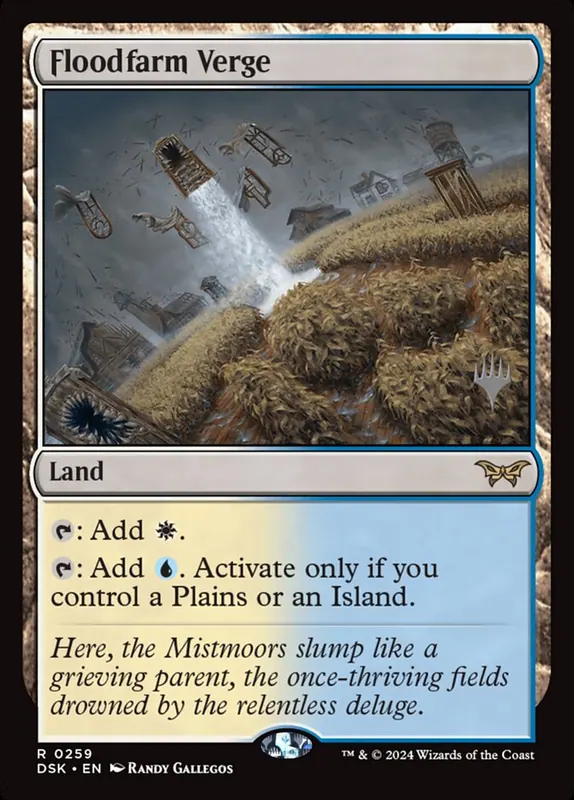 Floodfarm Verge [Duskmourn: House of Horror Promos]