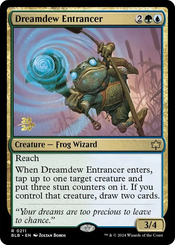 Dreamdew Entrancer [Bloomburrow Prerelease Promos] - Español