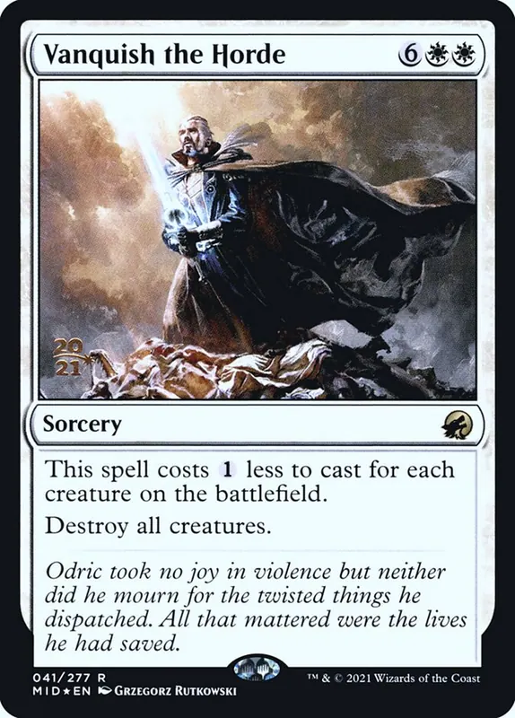 Vanquish the Horde [Innistrad: Midnight Hunt Promos]