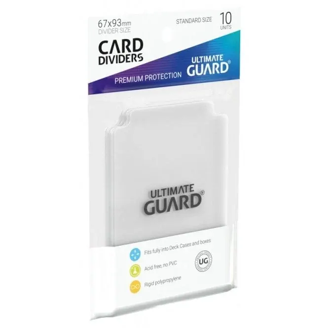 ULTIMATE GUARD SEPARADOR DE CARTAS TRANSPARENT