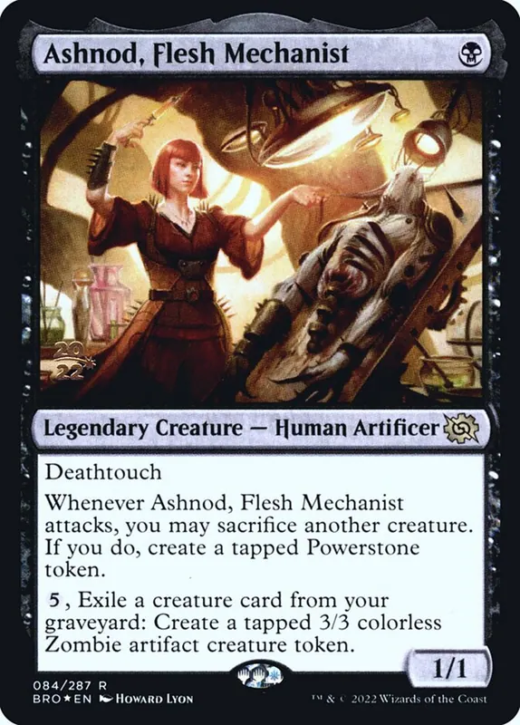 Ashnod, Flesh Mechanist [The Brothers' War Promos]