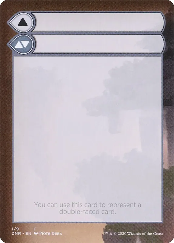 Double-Faced Substitute Card [Zendikar Rising Substitute Cards]