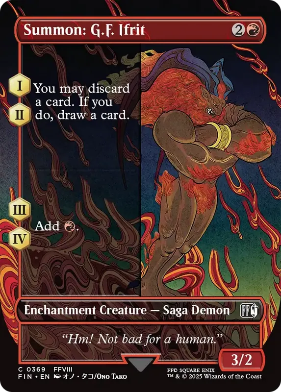 Summon: G.F. Ifrit (Borderless) [FINAL FANTASY]