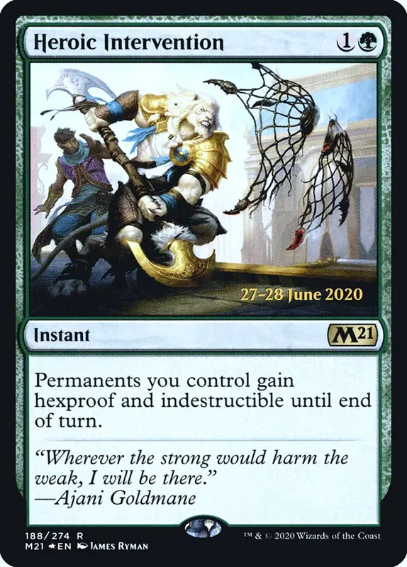 Heroic Intervention [Core Set 2021 Promos]