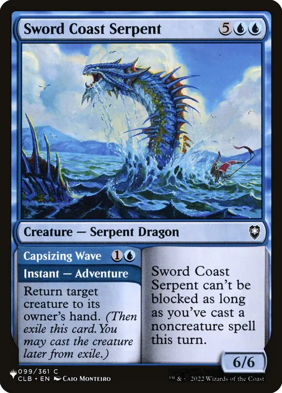 Sword Coast Serpent // Capsizing Wave [The List]