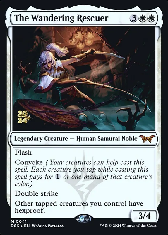 The Wandering Rescuer [Duskmourn: House of Horror Promos]