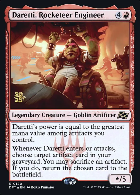 Daretti, Rocketeer Engineer [Aetherdrift Promos]