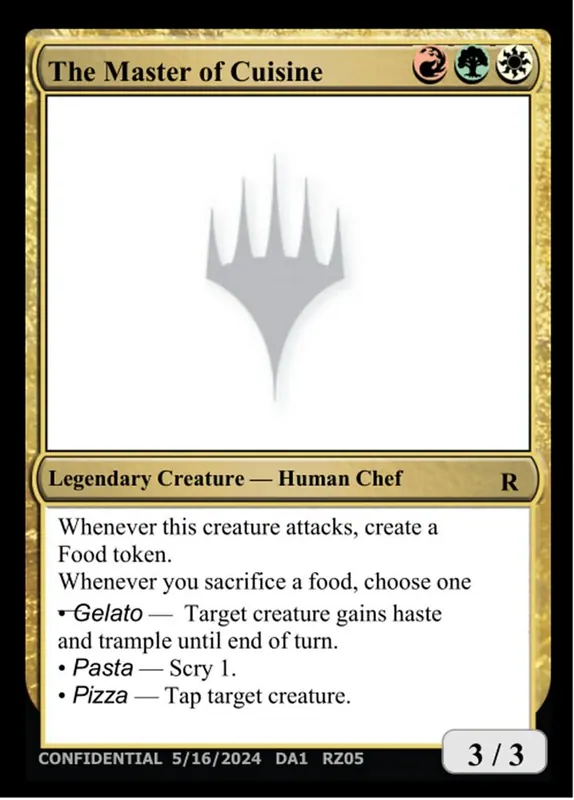 The Master of Cuisine [Unknown Event]