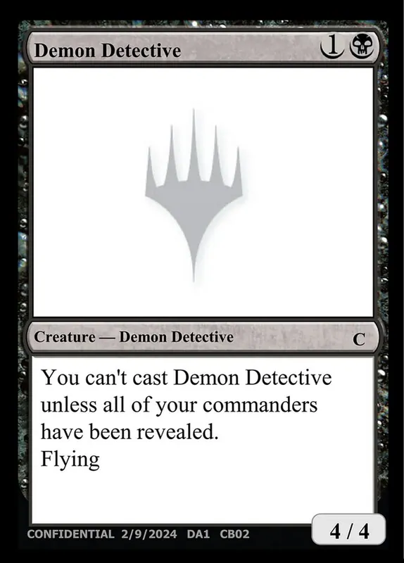 Demon Detective [Unknown Event]