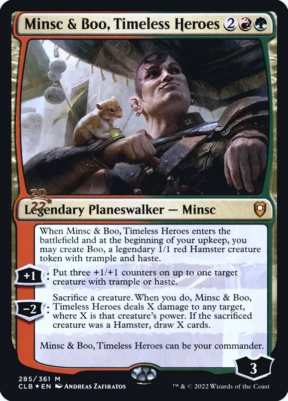 Minsc & Boo, Timeless Heroes [Battle for Baldur's Gate Promos]