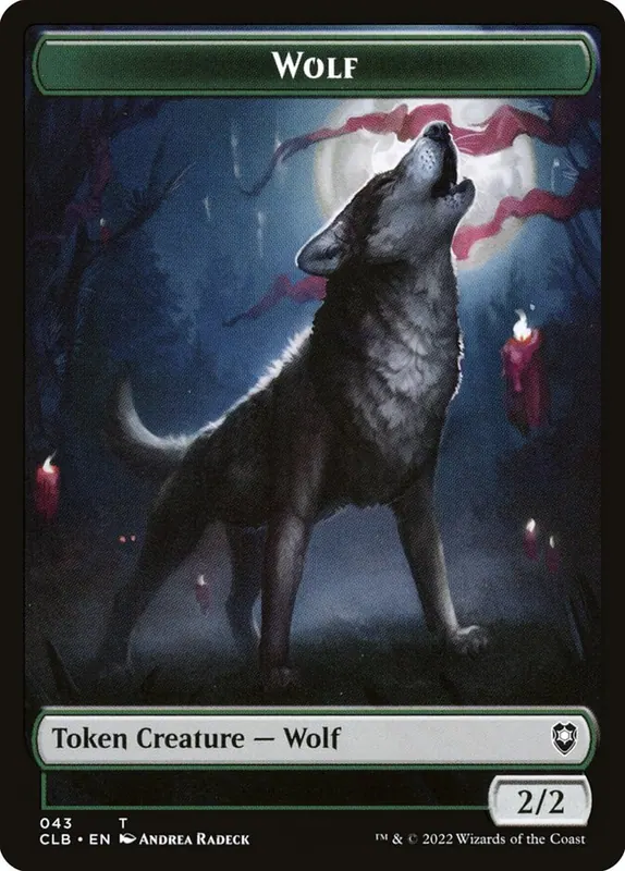 Wolf [Battle for Baldur's Gate Tokens]