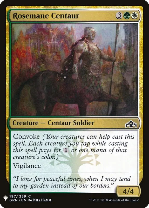 Rosemane Centaur [The List]