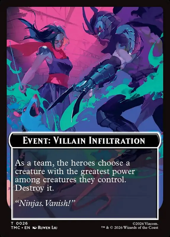 Event: Villain Infiltration [Teenage Mutant Ninja Turtles Eternal Tokens]