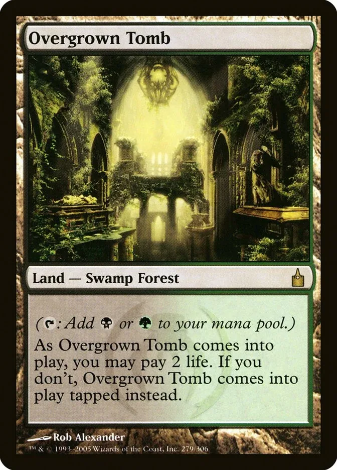 Overgrown Tomb [Ravnica: City of Guilds] - Portugues