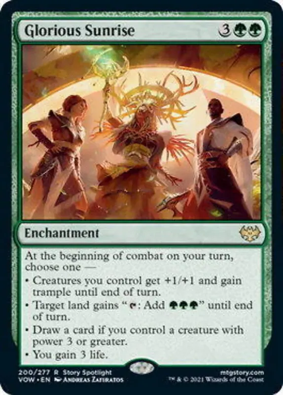 Glorious Sunrise - Español [Innistrad: Crimson Vow]