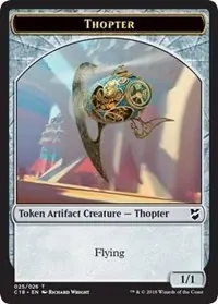 Thopter (025) // Servo Double-Sided Token [Commander 2018 Tokens]
