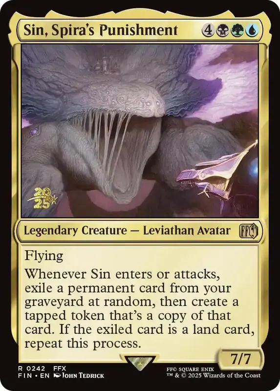 Sin, Spira's Punishment [FINAL FANTASY Prerelease Promo]