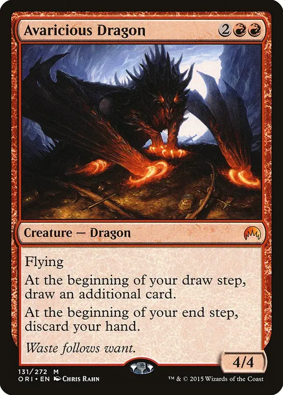 Avaricious Dragon - Español [Magic Origins]