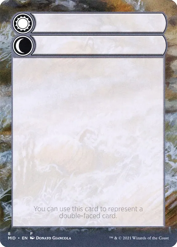 Double-Faced Substitute Card [Innistrad: Midnight Hunt Substitute Cards]