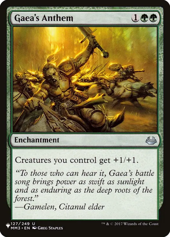 Gaea's Anthem [The List]