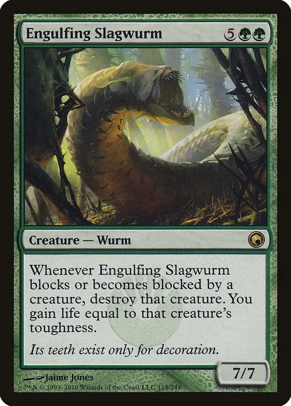 Engulfing Slagwurm - Español [Scars of Mirrodin]