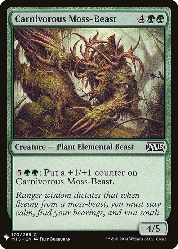 Carnivorous Moss-Beast [The List]