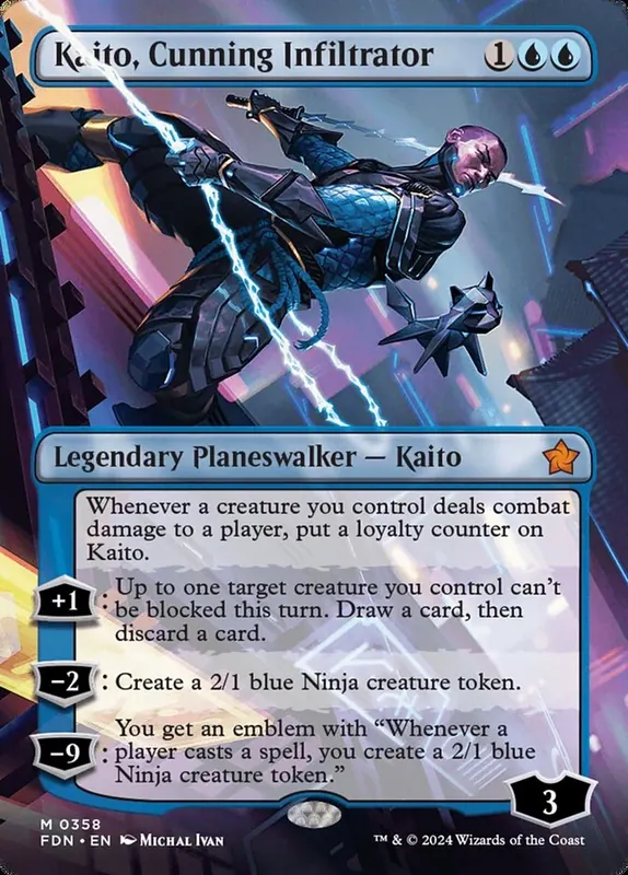 Kaito, Cunning Infiltrator (Borderless) [Foundations] - Español
