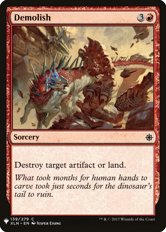 Demolish [The List]