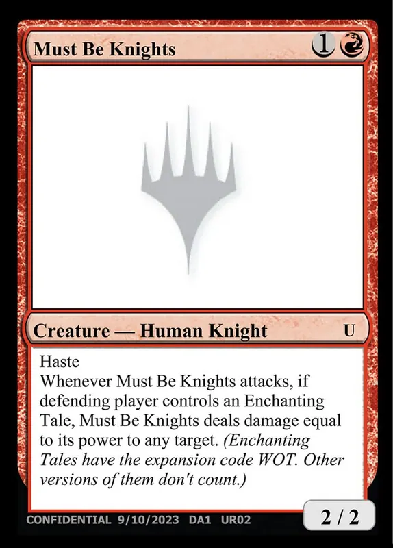 Must Be Knights [Unknown Event]